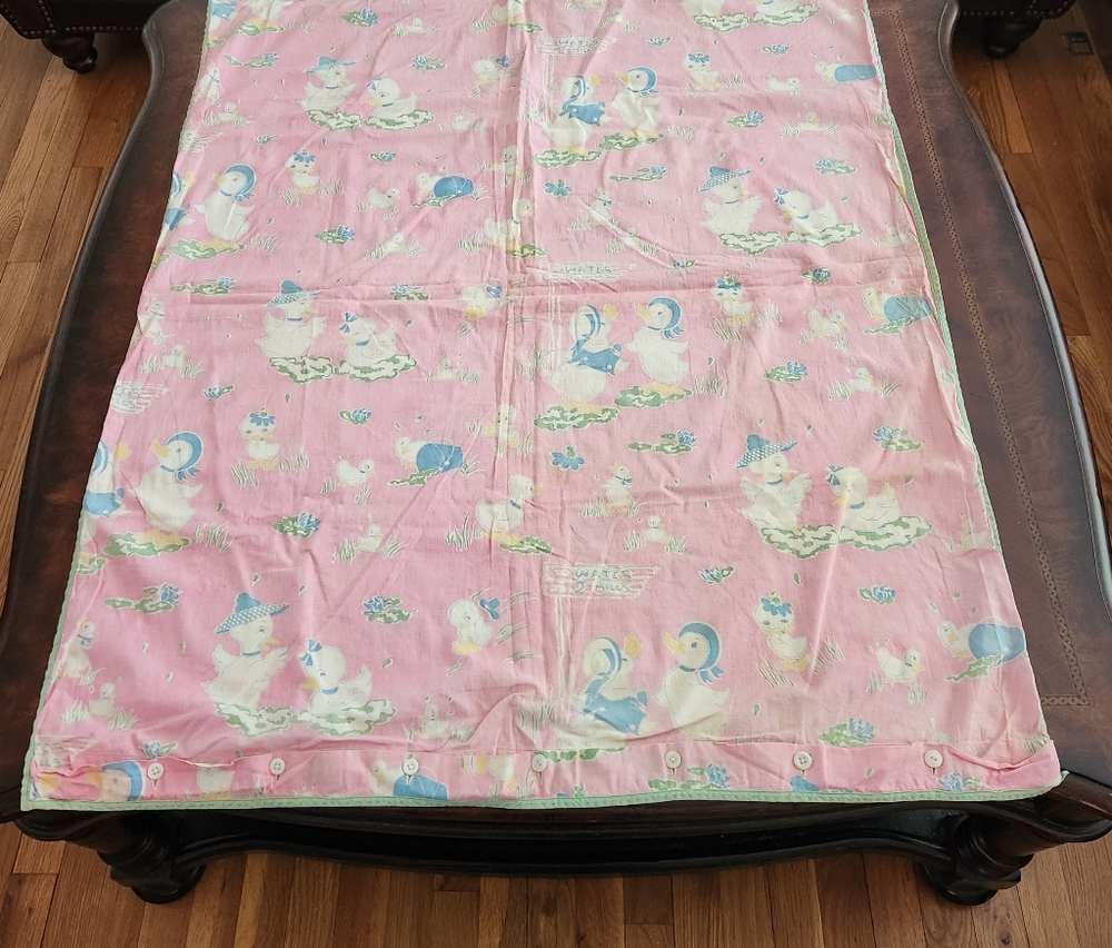 Vintage Crib Duvet Cover - Picture 7 of 12